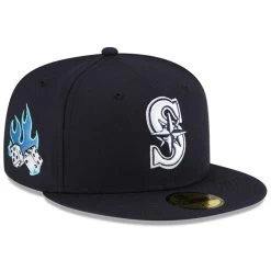 Men's Seattle Mariners New Era Navy FEATURE X MLB 59FIFTY Fitted Hat