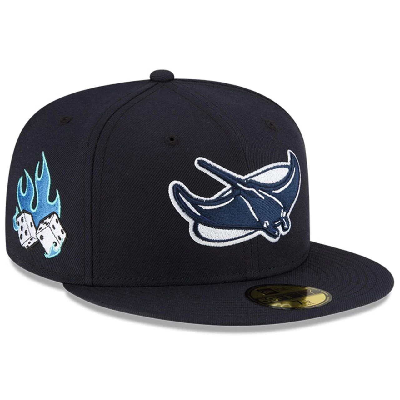Men's Tampa Bay Rays New Era Navy FEATURE X MLB 59FIFTY Fitted Hat