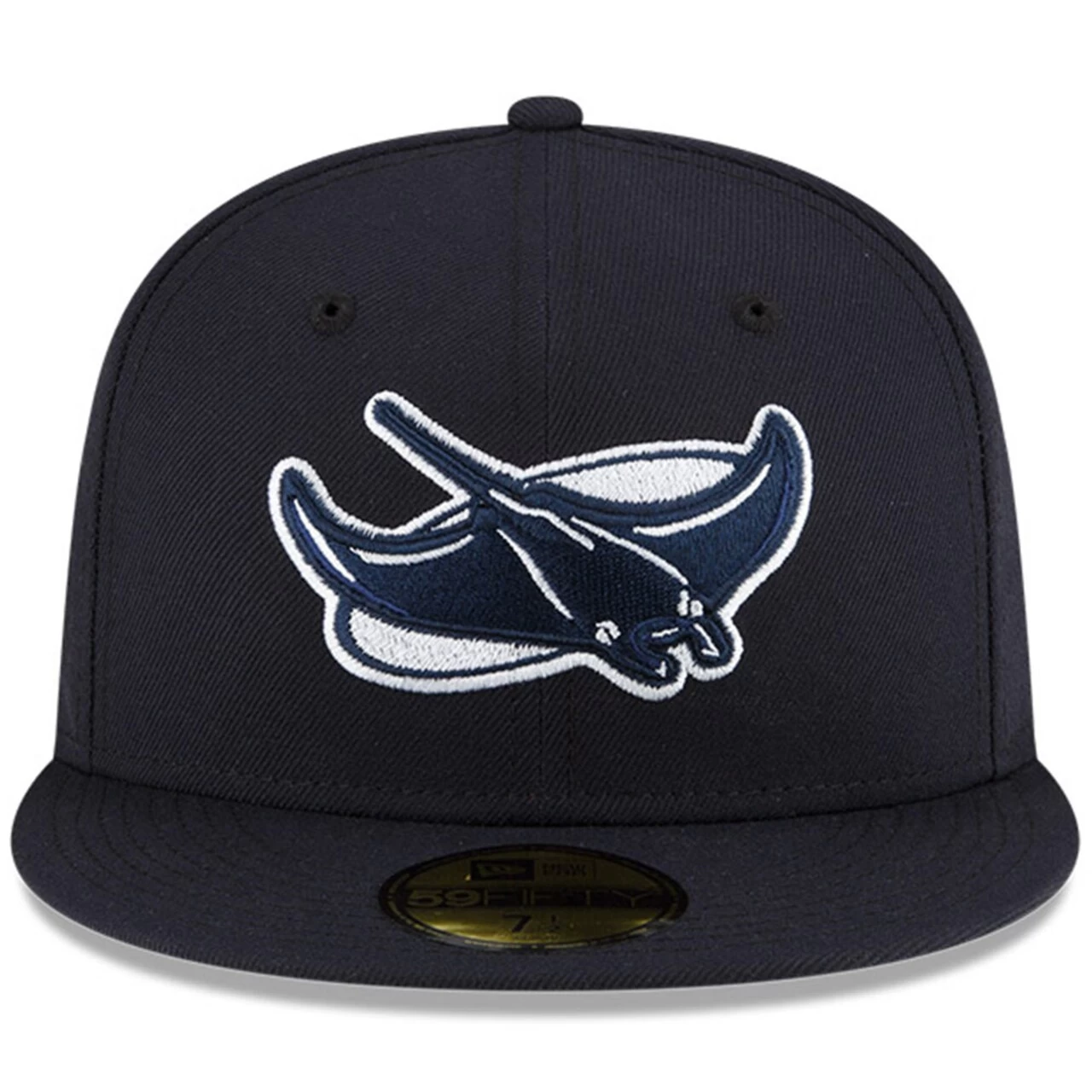 Men's Tampa Bay Rays New Era Navy FEATURE X MLB 59FIFTY Fitted Hat - Image 2