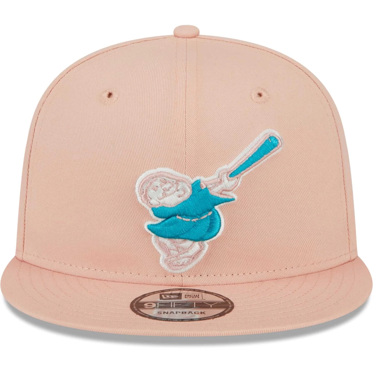 Men's San Diego Padres New Era Pink Sky Aqua Undervisor 9FIFTY Snapback Hat - Image 2