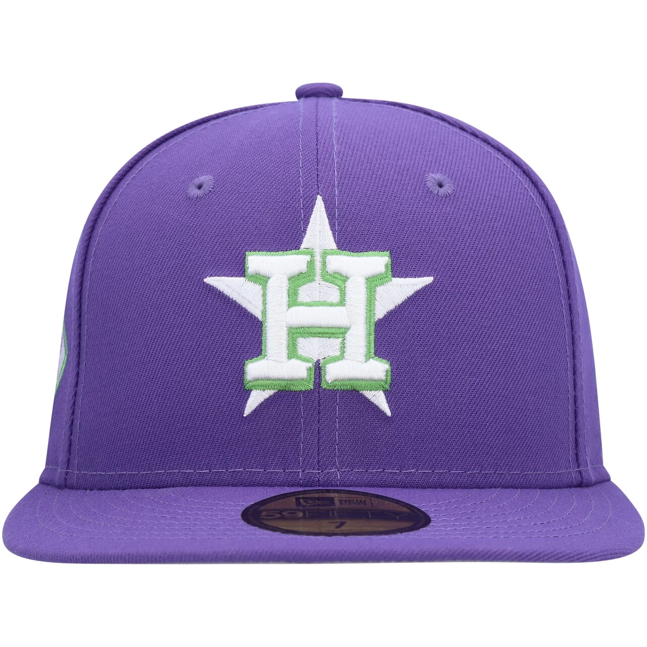 Men's Houston Astros New Era Purple Lime Side Patch 59FIFTY Fitted Hat - Image 2