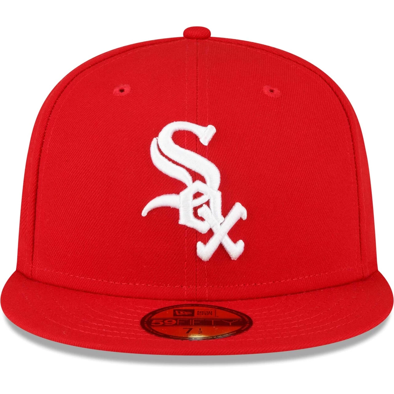 Men's Chicago White Sox New Era Red Sidepatch 59FIFTY Fitted Hat - Image 2