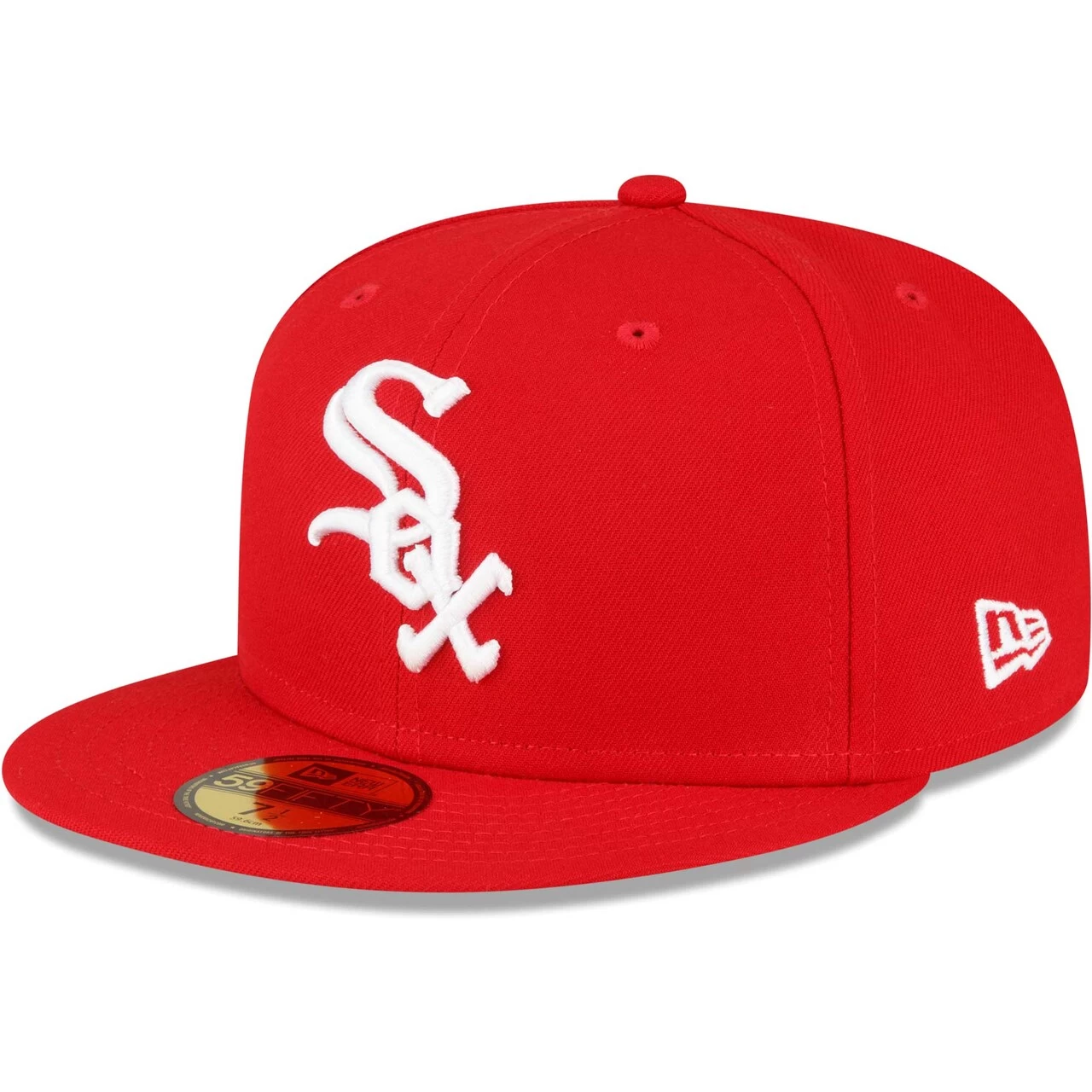 Men's Chicago White Sox New Era Red Sidepatch 59FIFTY Fitted Hat - Image 3