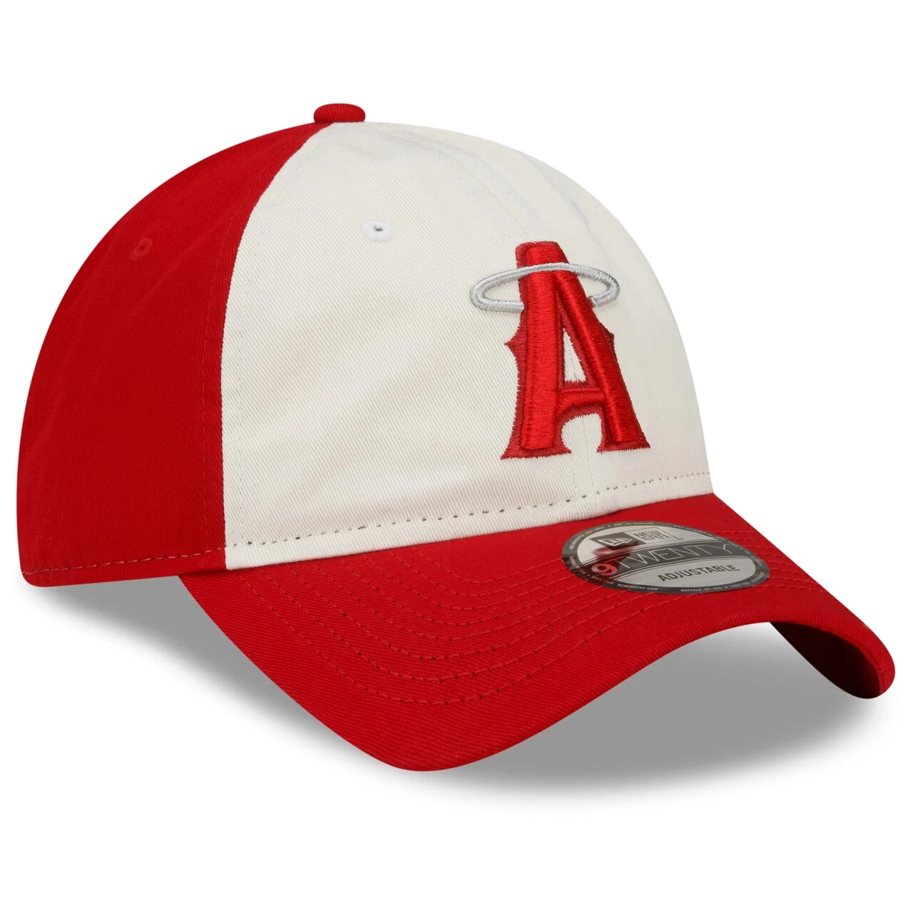 Men's Los Angeles Angels New Era Red 2022 City Connect 9TWENTY Adjustable Hat - Image 3
