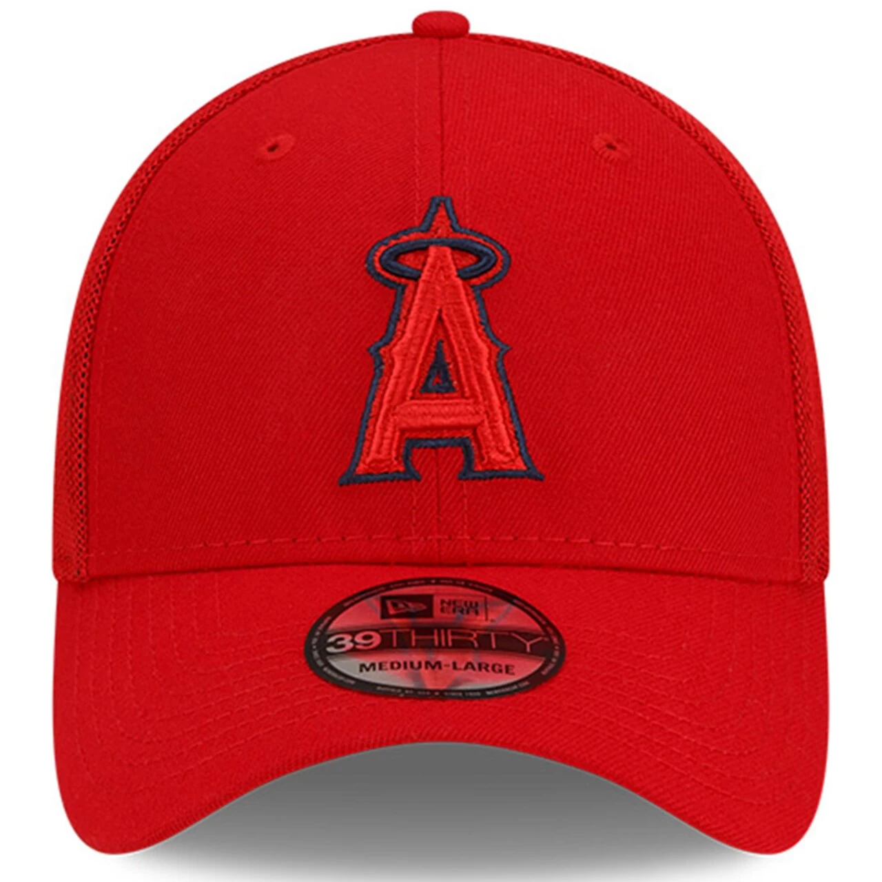 Men's Los Angeles Angels New Era Red 2023 Batting Practice 39THIRTY Flex Hat - Image 2