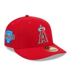 Men's Los Angeles Angels New Era Red 2023 MLB Father's Day Low Profile 59FIFTY Fitted Hat