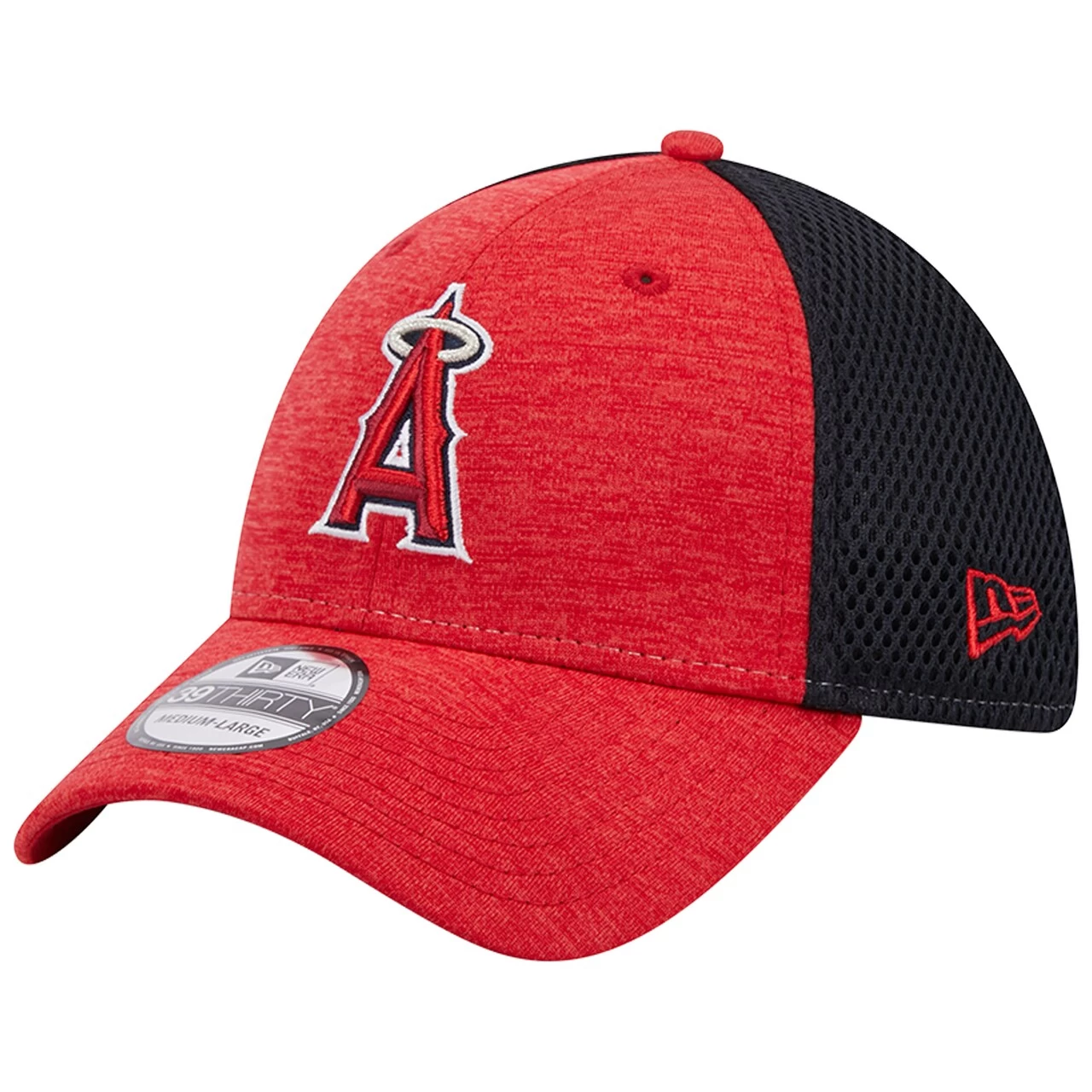 Men's Los Angeles Angels New Era Red Shadow Neo 39THIRTY Flex Hat