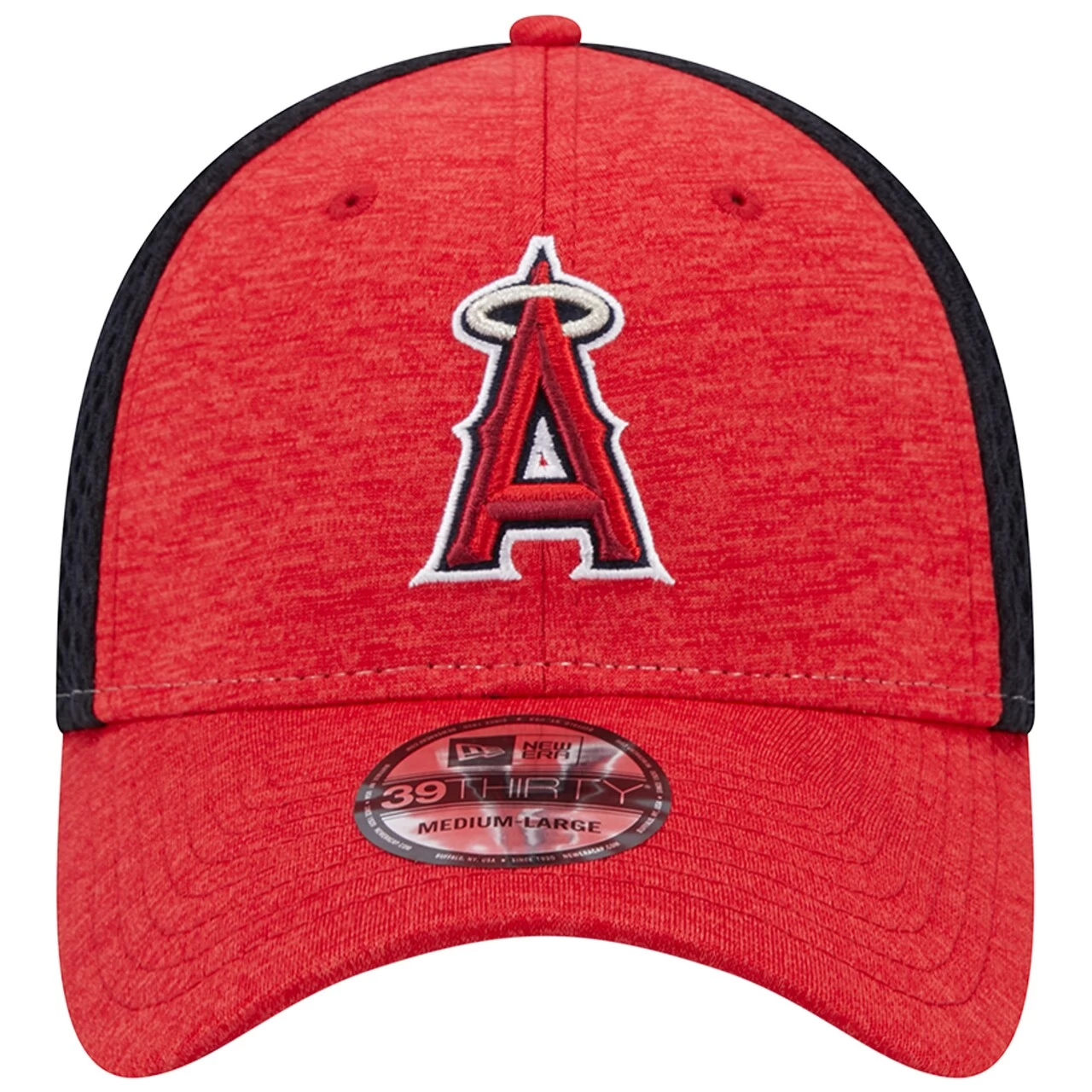 Men's Los Angeles Angels New Era Red Shadow Neo 39THIRTY Flex Hat - Image 2