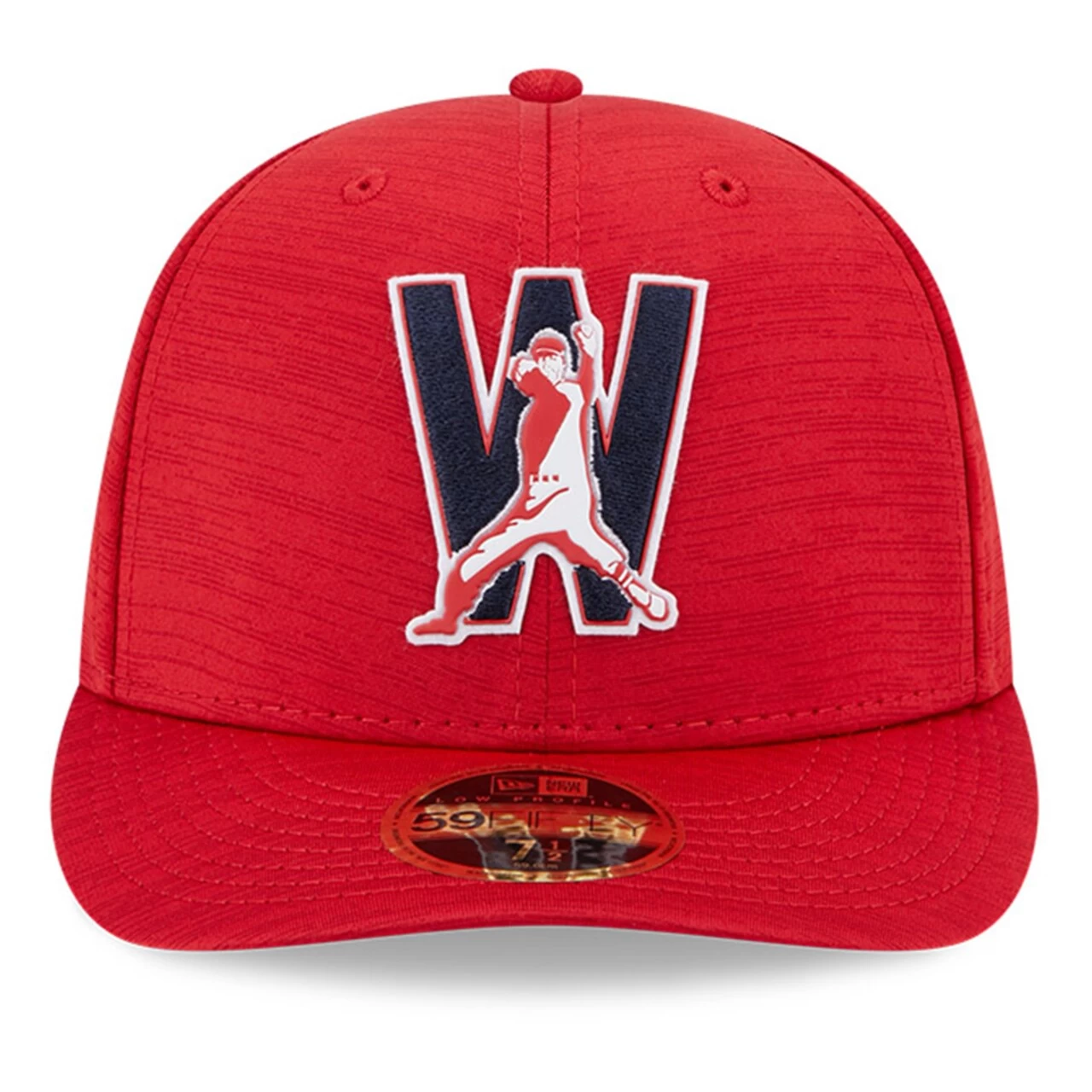 Men's Washington Nationals New Era Red 2023 Clubhouse Low Profile 59FIFTY Fitted Hat - Image 2