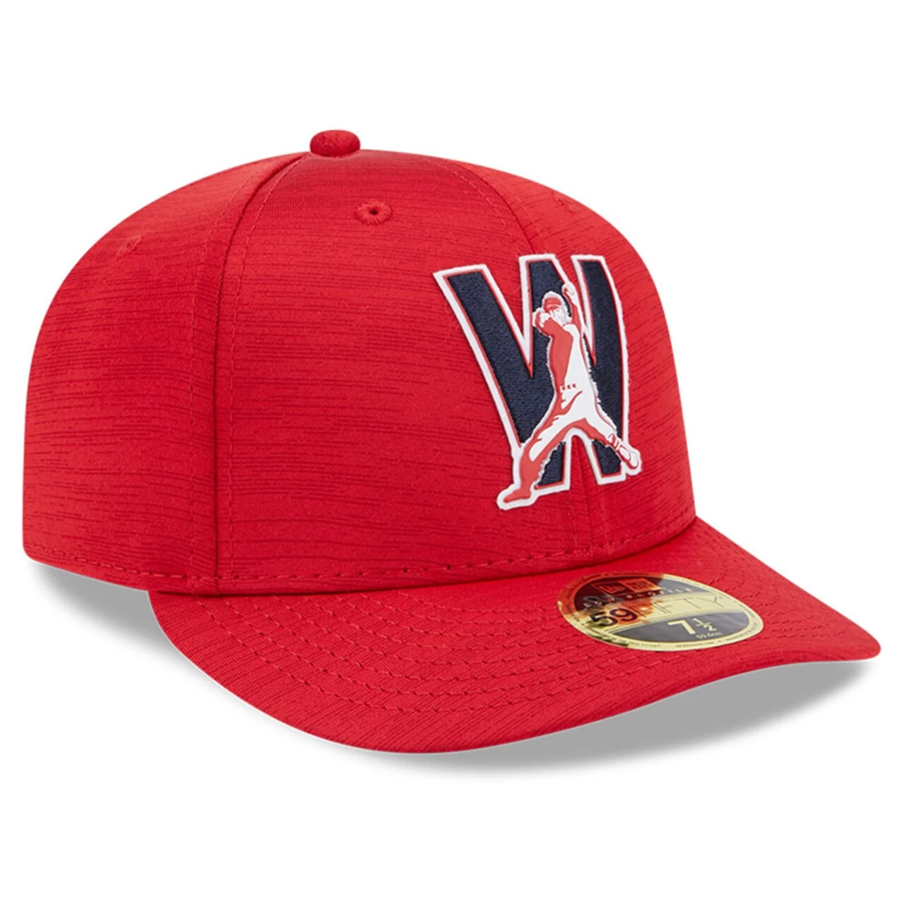 Men's Washington Nationals New Era Red 2023 Clubhouse Low Profile 59FIFTY Fitted Hat - Image 3