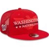 Men's Washington Nationals New Era Red Patriot Trucker 9FIFTY Snapback Hat