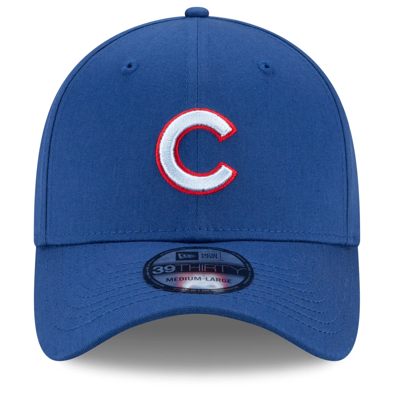 Men's Chicago Cubs New Era Royal 2021 Father's Day 39THIRTY Flex Hat - Image 2