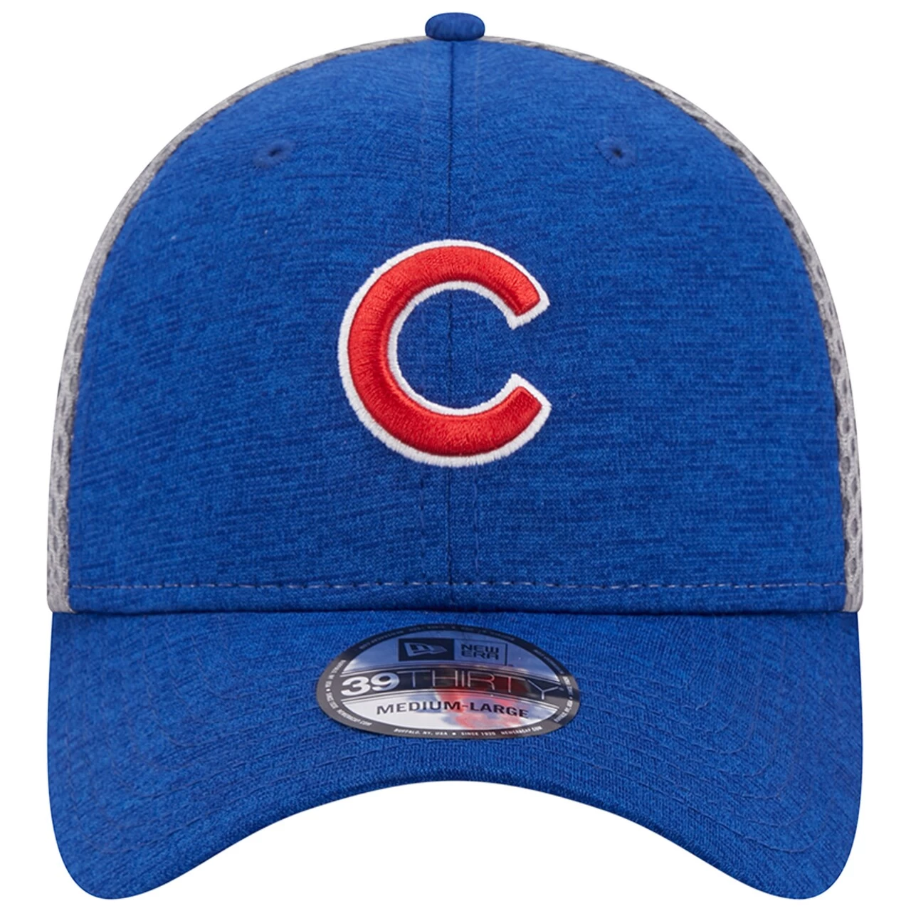 Men's Chicago Cubs New Era Royal Shadow Neo 39THIRTY Flex Hat - Image 2