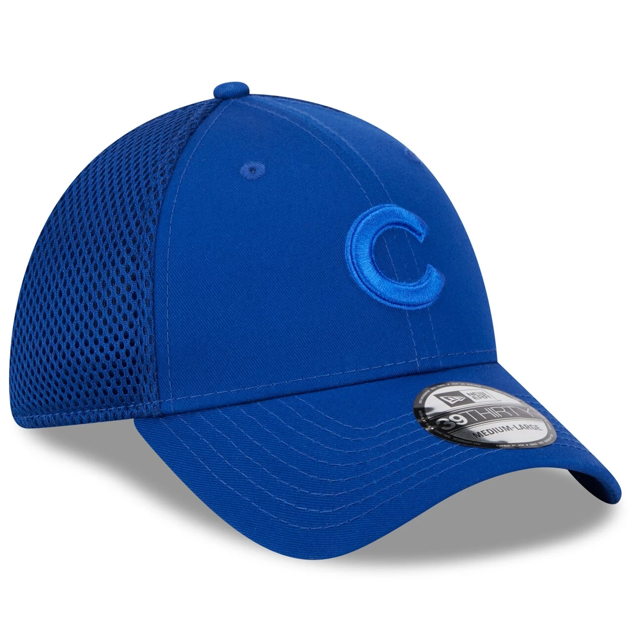 Men's Chicago Cubs New Era Royal Tonal Team Neo 39THIRTY Flex Hat - Image 3