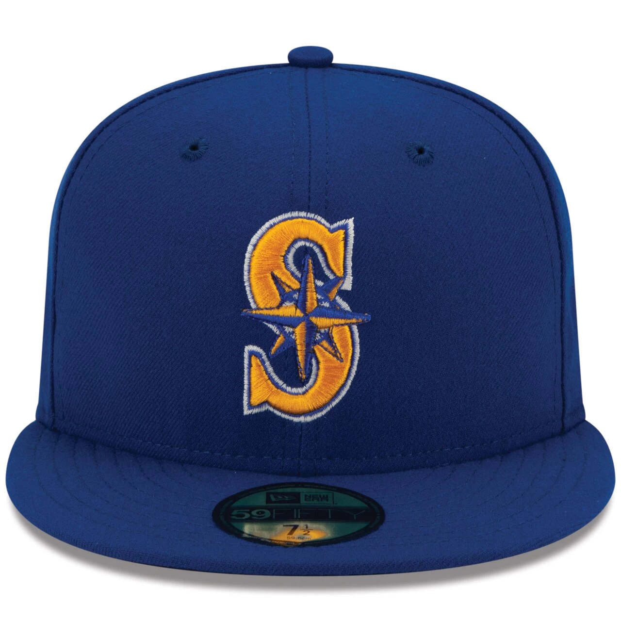 Men's Seattle Mariners New Era Royal Alternate 2 Authentic On Field 59FIFTY Fitted Hat - Image 2
