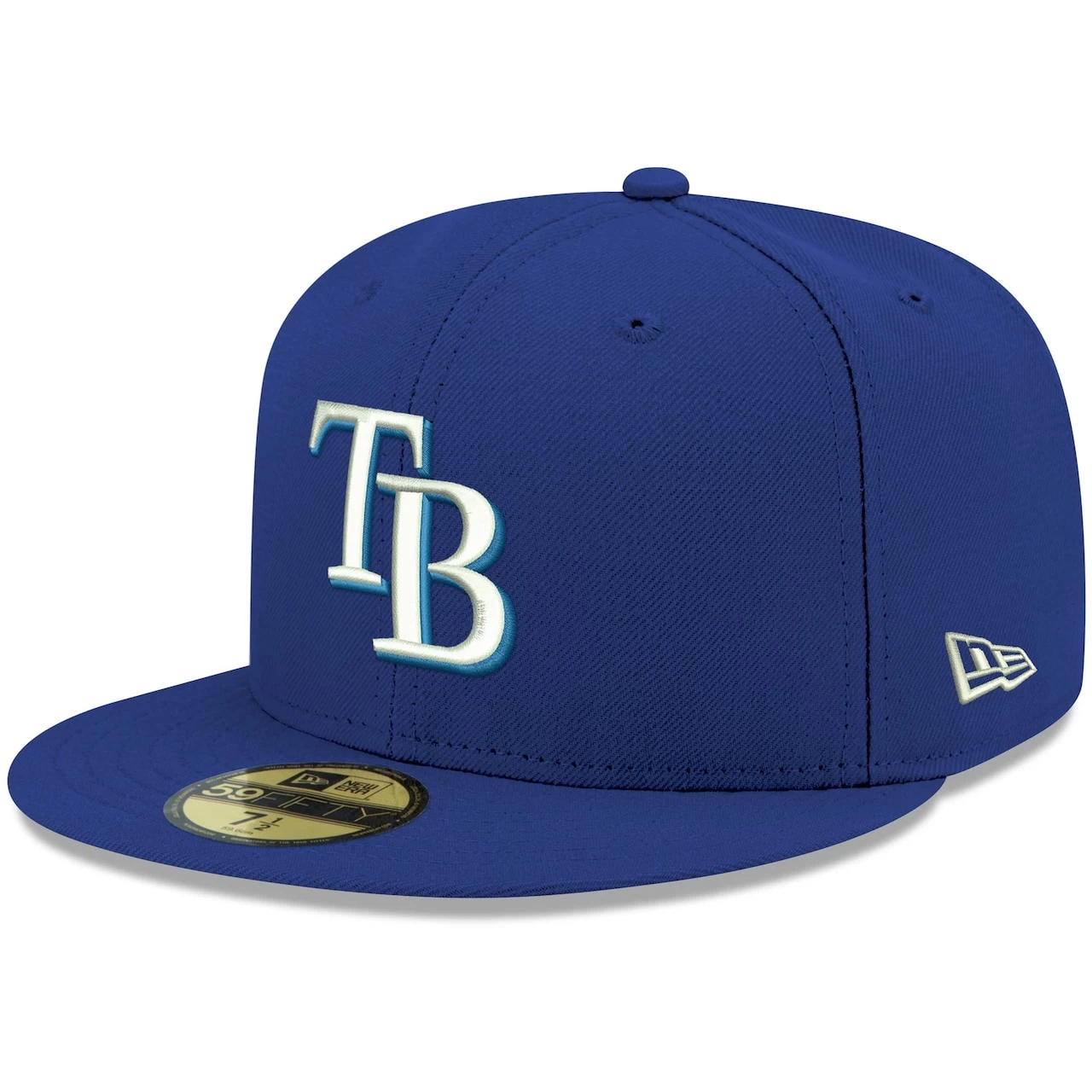 Men's Tampa Bay Rays New Era Royal White Logo 59FIFTY Fitted Hat