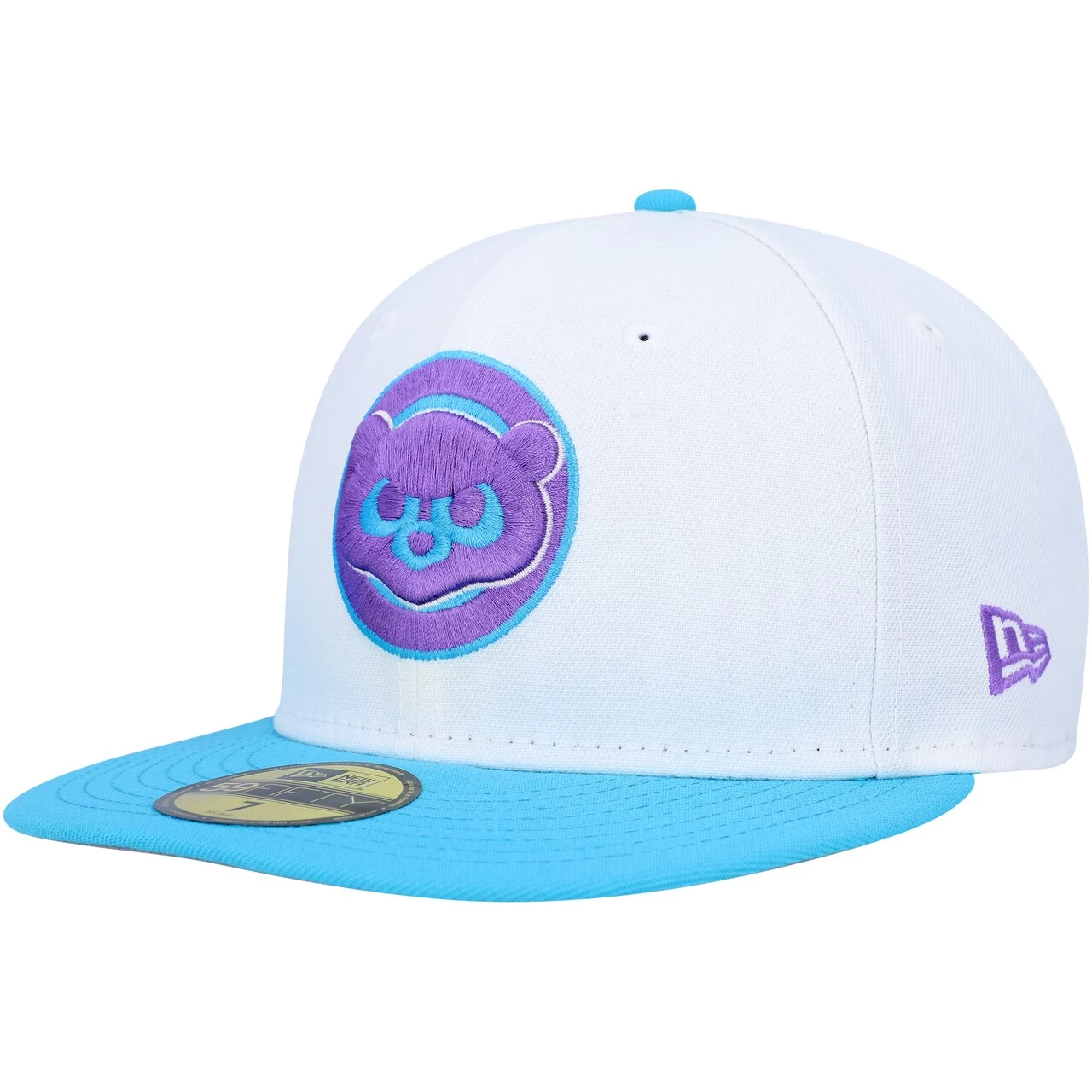 Men's Chicago Cubs New Era White 1947 MLB All-Star Game Vice 59FIFTY Fitted Hat - Image 3