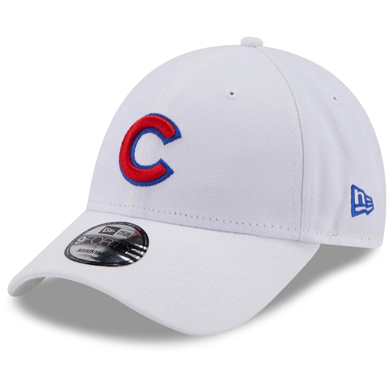 Men's Chicago Cubs New Era White League II 9FORTY Adjustable Hat