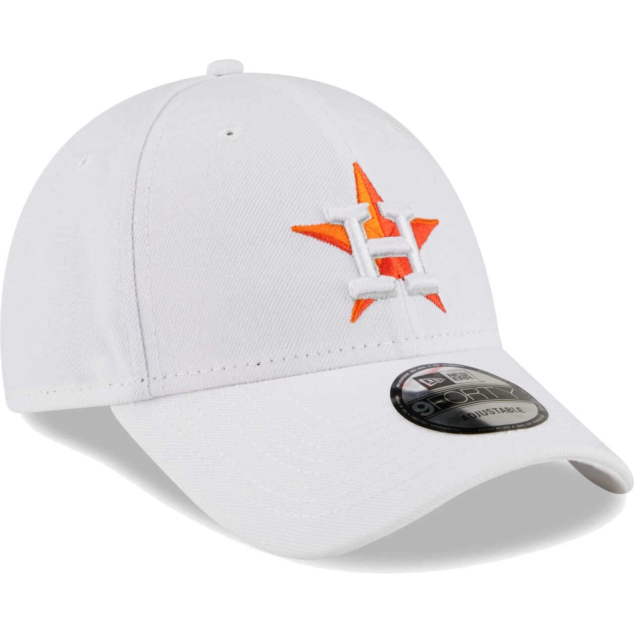 Men's Houston Astros New Era White League II 9FORTY Adjustable Hat - Image 3