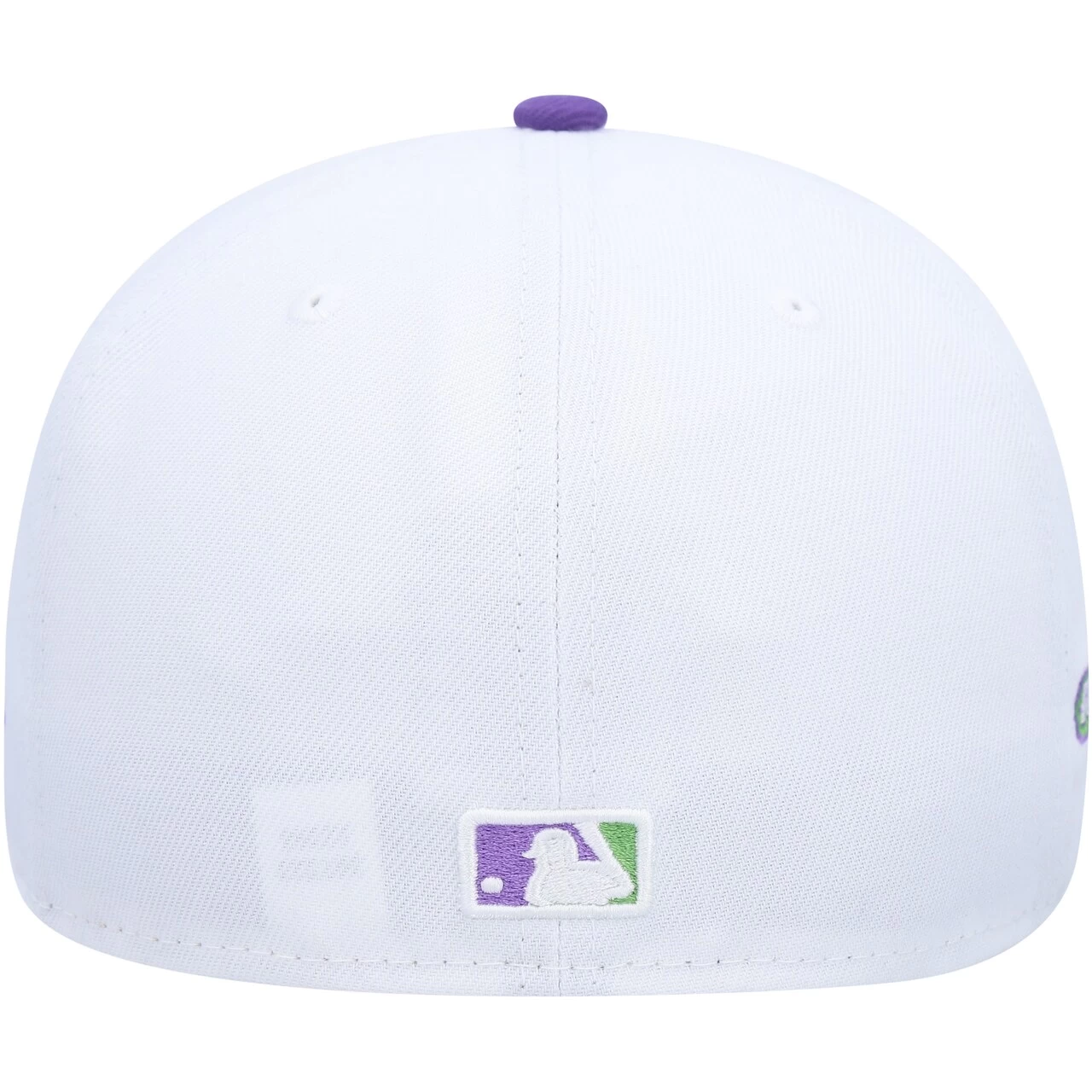 Men's Los Angeles Angels New Era White 2002 World Series Side Patch 59FIFTY Fitted Hat - Image 4