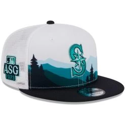 Men's Seattle Mariners New Era White 2023 MLB All-Star Game Mountain 9FIFTY Snapback Hat