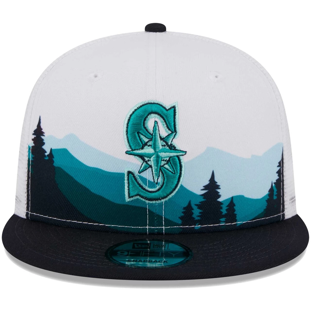 Men's Seattle Mariners New Era White 2023 MLB All-Star Game Mountain 9FIFTY Snapback Hat - Image 2