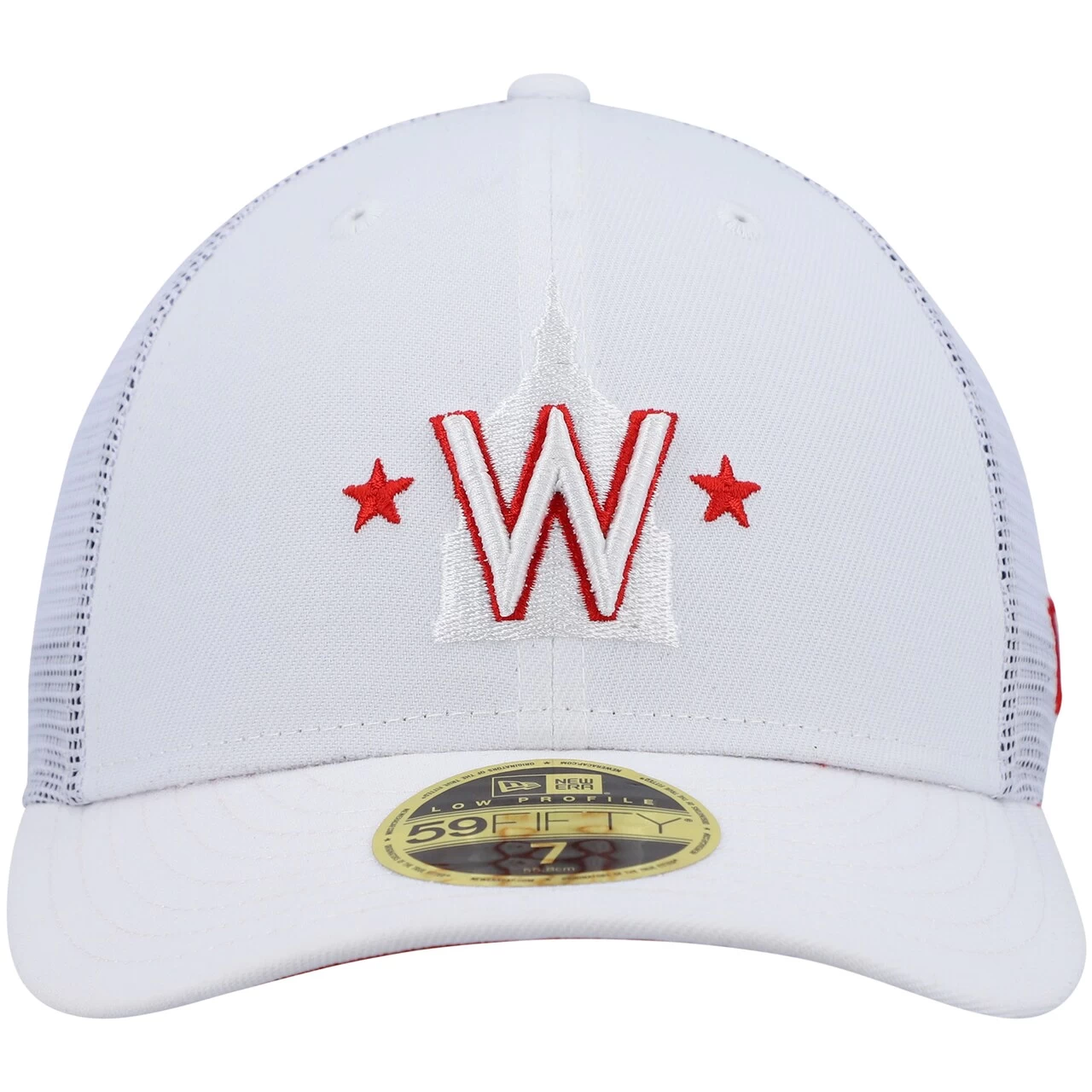 Men's Washington Nationals New Era White 2022 Batting Practice Low Profile 59FIFTY Fitted Hat - Image 2