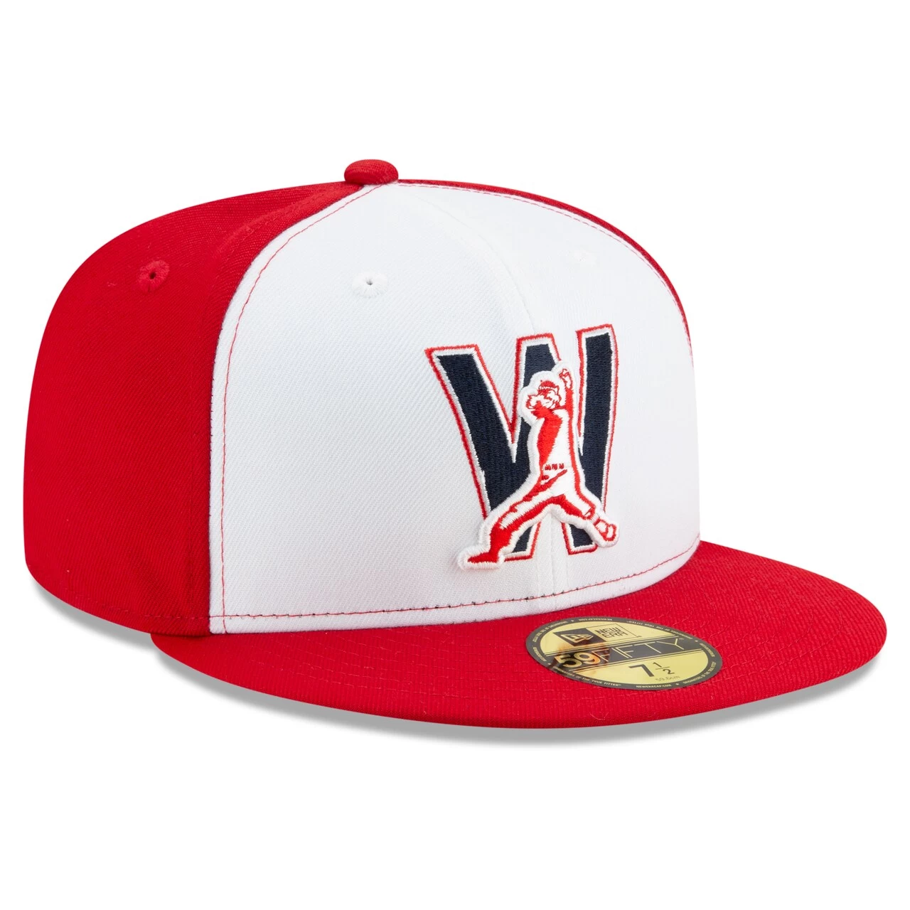 Men's Washington Nationals New Era White Alternate 4 2020 Authentic Collection On-Field 59FIFTY Fitted Hat - Image 3