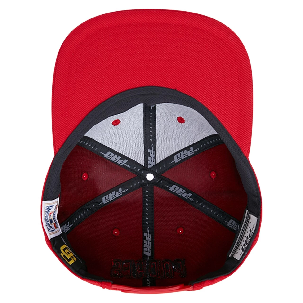 Men's San Diego Padres Pro Standard Triple Red Snapback Hat - Image 4