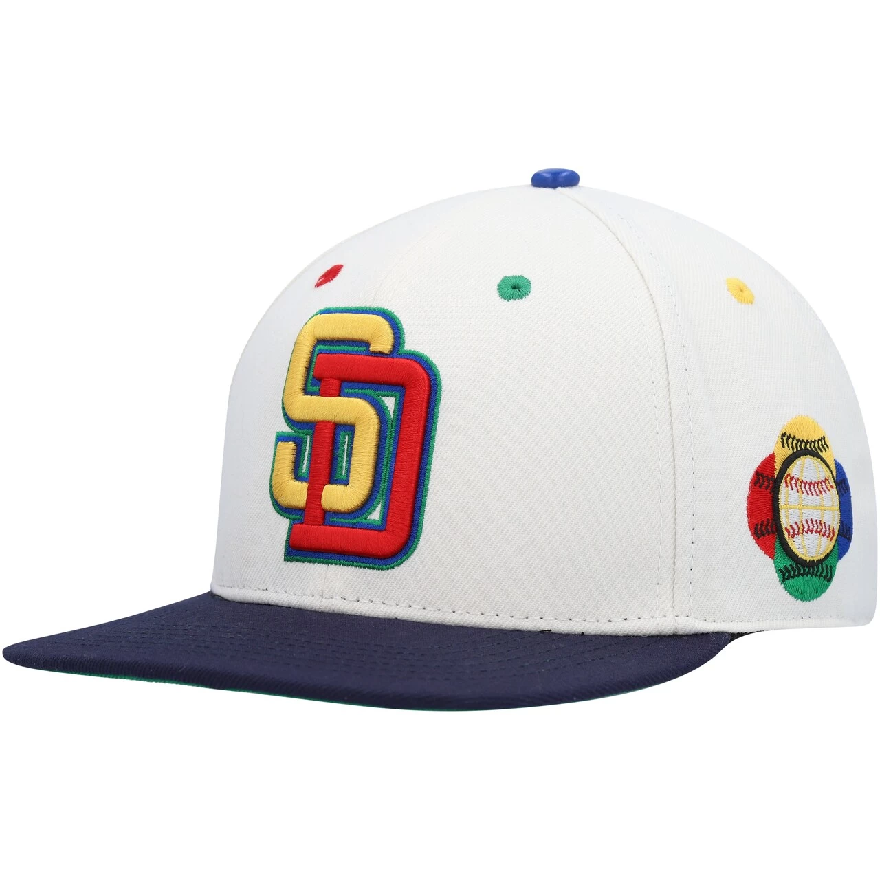 Men's San Diego Padres Pro Standard White Cooperstown Collection World Baseball Classic Snapback Hat - Image 3