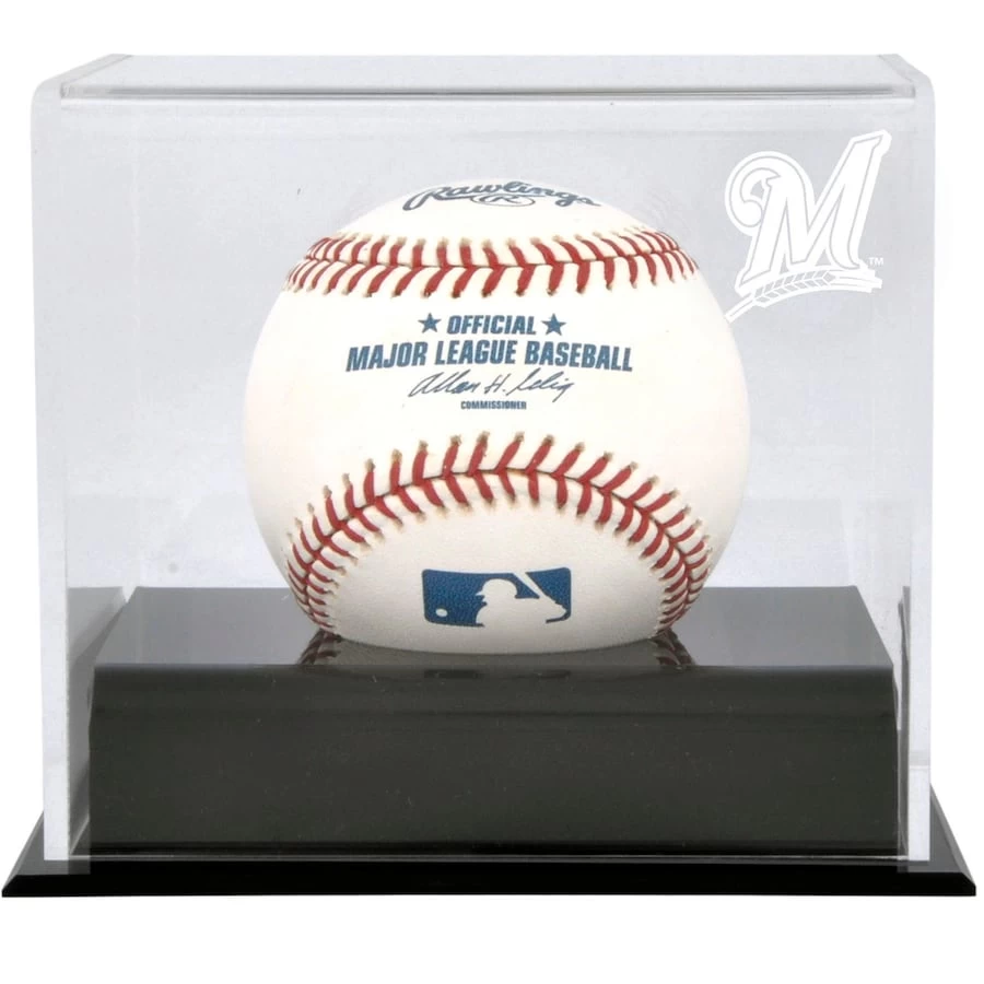 Milwaukee Brewers Fanatics Authentic Baseball Cube Logo Display Case