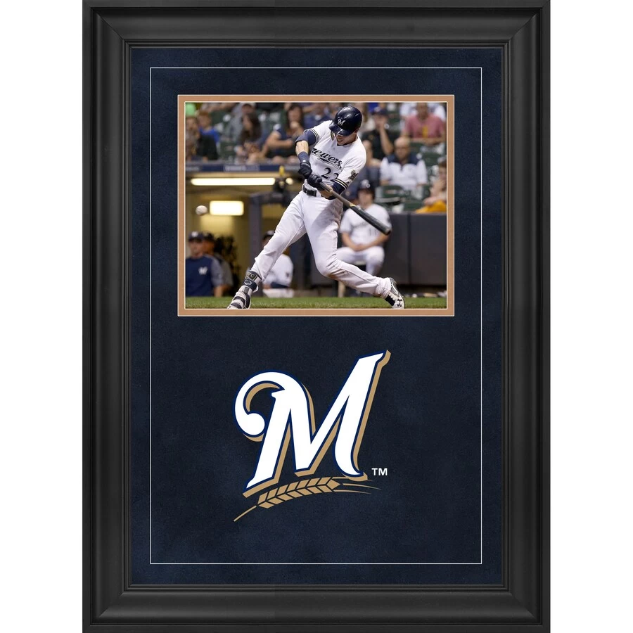 Milwaukee Brewers Fanatics Authentic Deluxe Framed 8" X 10" Horizontal Photograph Frame With Team Logo