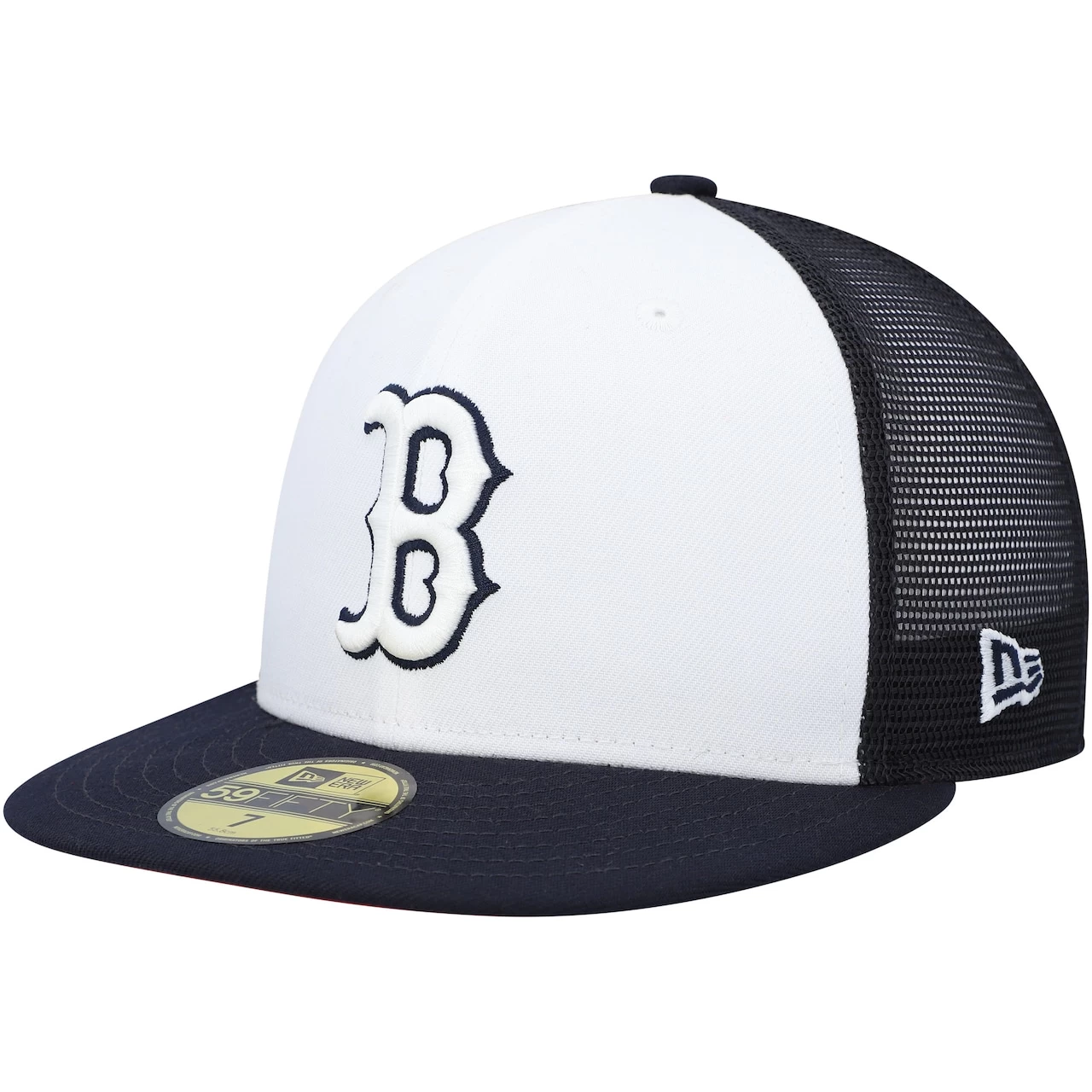 Men's Boston Red Sox New Era White/Navy 2023 On-Field Batting Practice 59FIFTY Fitted Hat