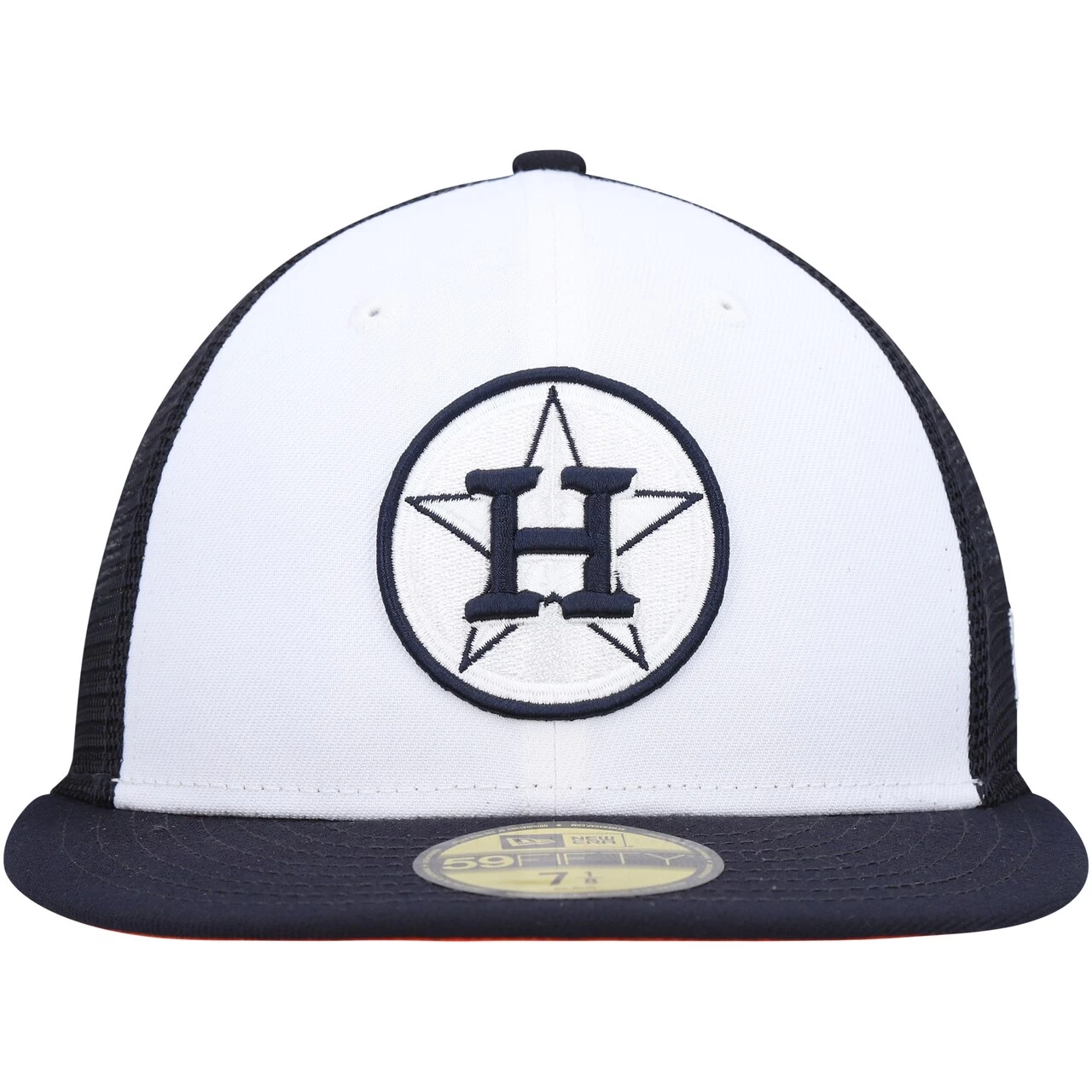 Men's Houston Astros New Era White/Navy 2023 On-Field Batting Practice 59FIFTY Fitted Hat - Image 2