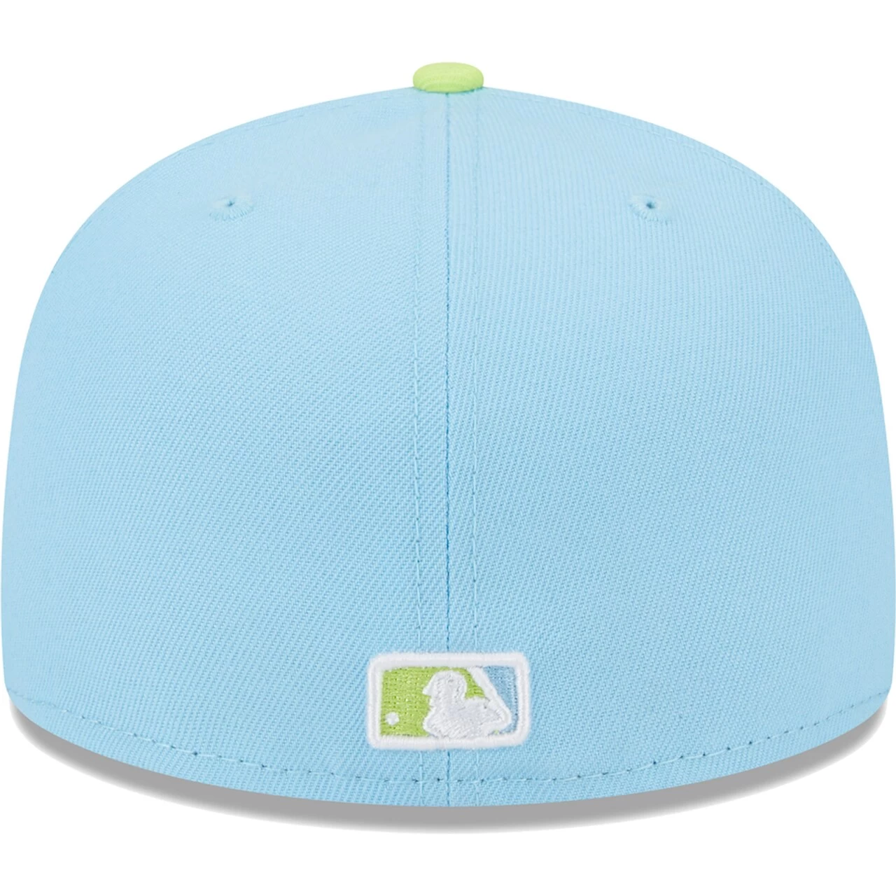 Men's Chicago Cubs New Era Light Blue/Neon Green Spring Color Two-Tone 59FIFTY Fitted Hat - Image 4
