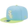 Men's Chicago White Sox New Era Light Blue/Neon Green Spring Basic Two-Tone 9FIFTY Snapback Hat