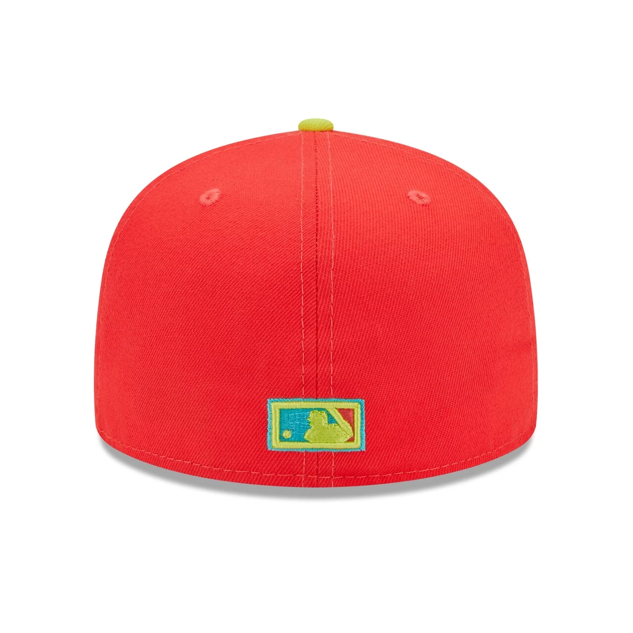 Men's Toronto Blue Jays New Era Red/Neon Green 1992 World Series Lava Highlighter Combo 59FIFTY Fitted Hat - Image 4