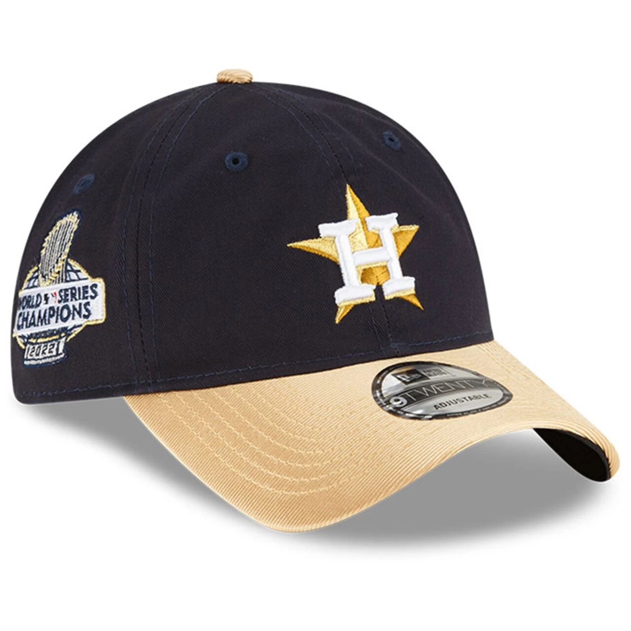 Houston Astros New Era Navy 2023 Gold Collection 9TWENTY Adjustable Hat