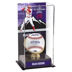 St. Louis Cardinals Nolan Arenado Fanatics Authentic 2021 MLB All-Star Game Gold Glove Display Case With Image