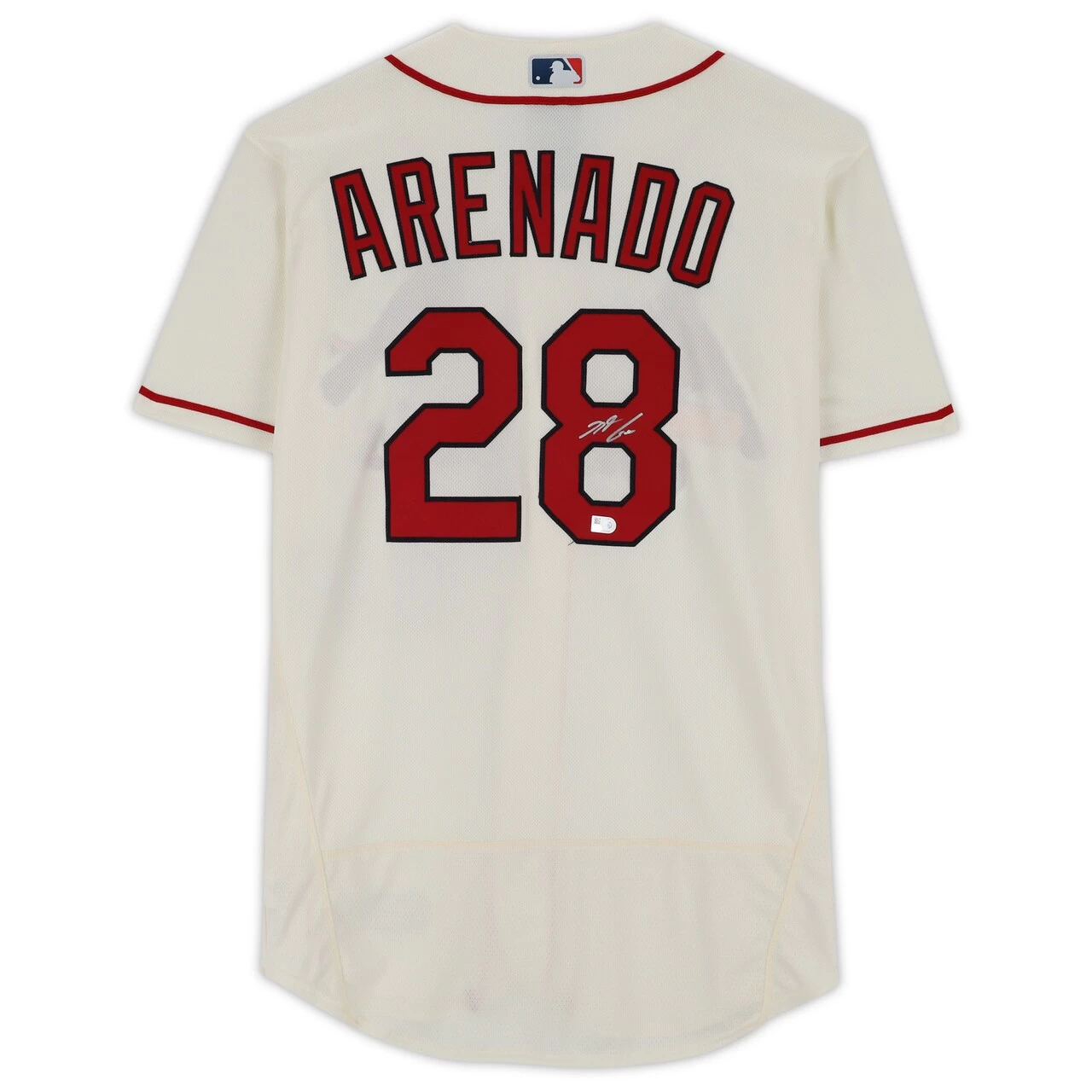 Nolan Arenado St. Louis Cardinals Autographed Fanatics Authentic Cream Nike Authentic Jersey - Image 2