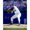 Autographed Texas Rangers Nolan Ryan Fanatics Authentic 16" X 20" White Pitching With Ball In Hand Photograph