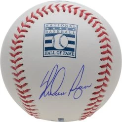 Autographed Texas Rangers Nolan Ryan Fanatics Authentic Hall Of Fame Logo Baseball