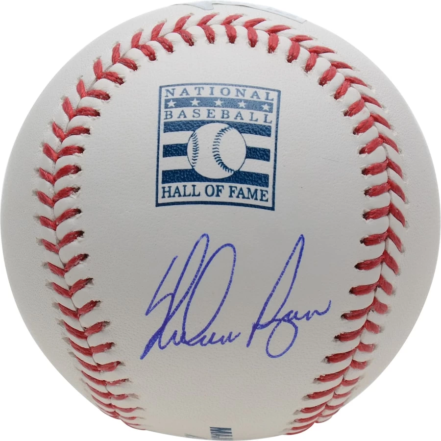 Autographed Texas Rangers Nolan Ryan Fanatics Authentic Hall Of Fame Logo Baseball