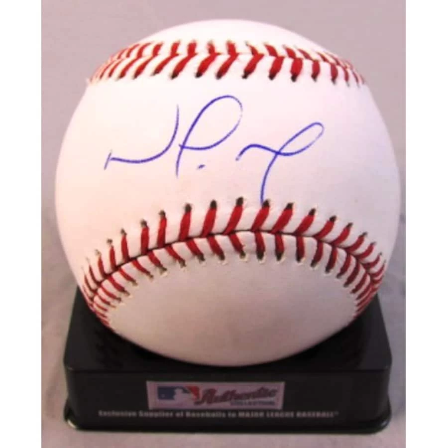 Nomar Mazara Autographed Baseball