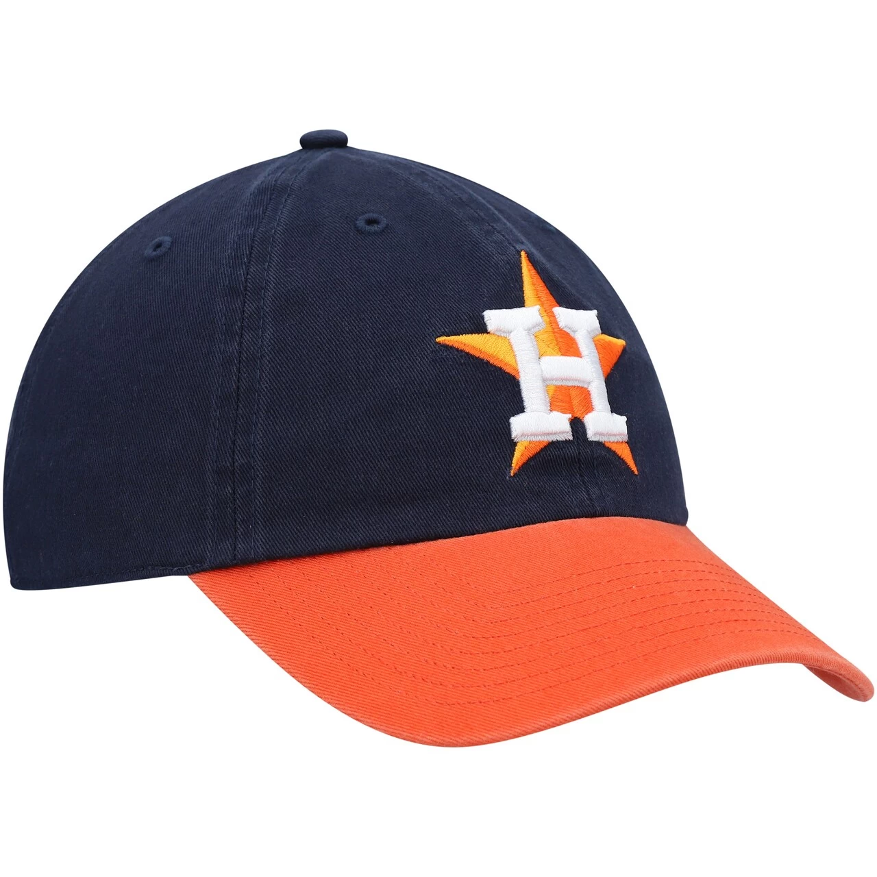 Men's Houston Astros '47 Navy/Orange Road Clean Up Adjustable Hat - Image 3
