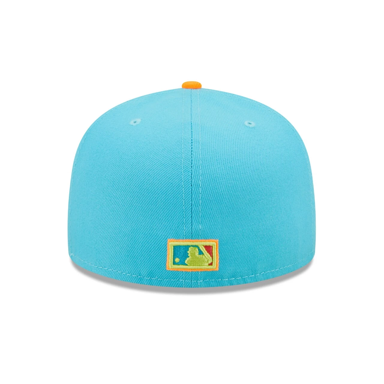 Men's San Diego Padres New Era Blue/Orange Vice Highlighter 59FIFTY Fitted Hat - Image 4