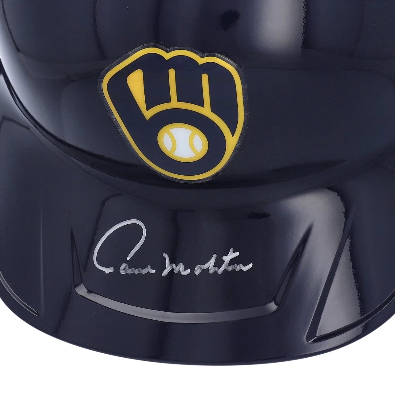 Autographed Milwaukee Brewers Paul Molitor Fanatics Authentic Rawlings Mach Pro Replica Batting Helmet - Image 2