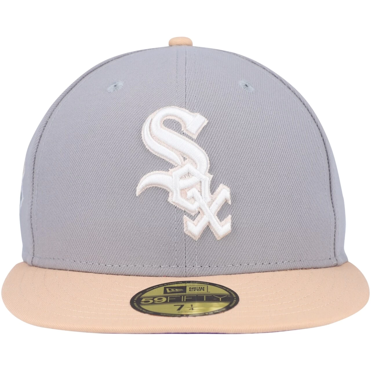 Men's Chicago White Sox New Era Gray/Peach 1950 All-Star Game Purple Undervisor 59FIFTY Fitted Hat - Image 2