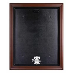 Philadelphia Phillies Fanatics Authentic Brown Framed 2019 Logo Jersey Display Case