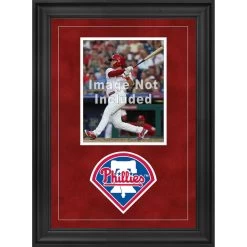 Philadelphia Phillies Fanatics Authentic Deluxe Framed 8" X 10" Vertical Photograph Frame With Team Logo